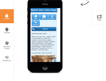 Tablet Screenshot of majestic-glass.com